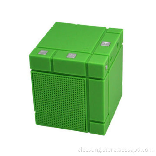 Mini Bluetooth Stereo Speaker, Removable Rechargeable Lithium Battery, 6W Power, Touch Keys